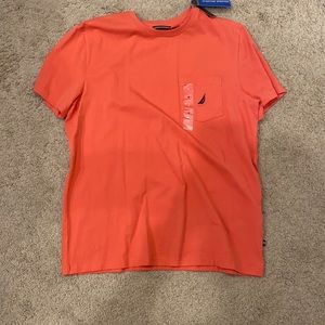 Nautica Men’s Performance Tee Salmon New Medium